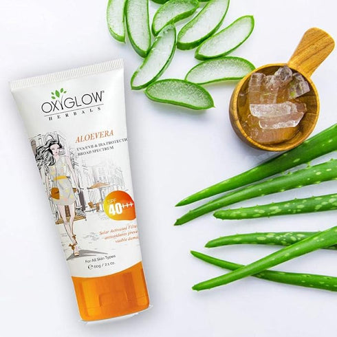 OxyGlow Aloe Vera and Carrot Sunscreen Cream - SPF 30+++