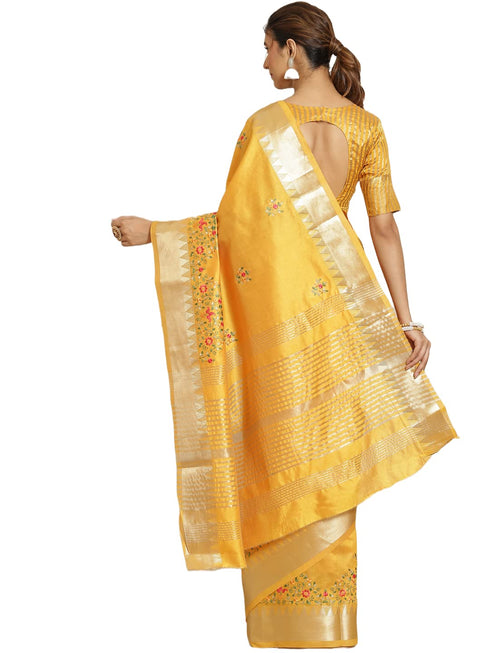 Vasthrlay Kasavu White Saree