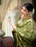 Vasthrlay Kanjivaram Unstitched Saree