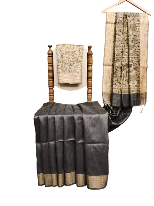 Vasthrlay Tussar Saree Bordar