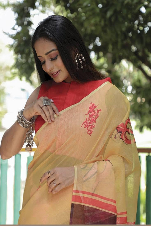 Vasthrlay Multicoloure Artistic Unstitched Lightweight Traditional