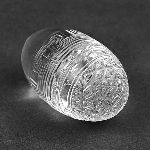 SS Murti Natural Sphatik Crystal Lingam Hand Carved Clear Quartz Shiva Lingam