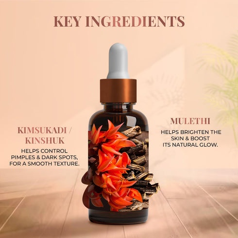 Just Herbs Kimsukadi Tail - Glow Boosting Facial Oil 30ml