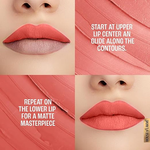 Lakme 9 to 5 Primer + Matte Lip Color Coral Date