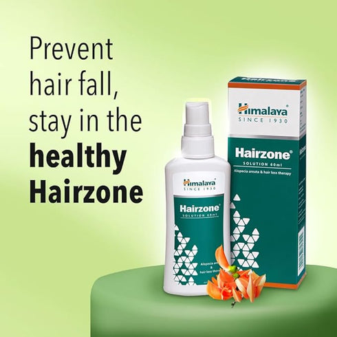 Himalaya Hairzone Solution bottle of 60 ml Solution