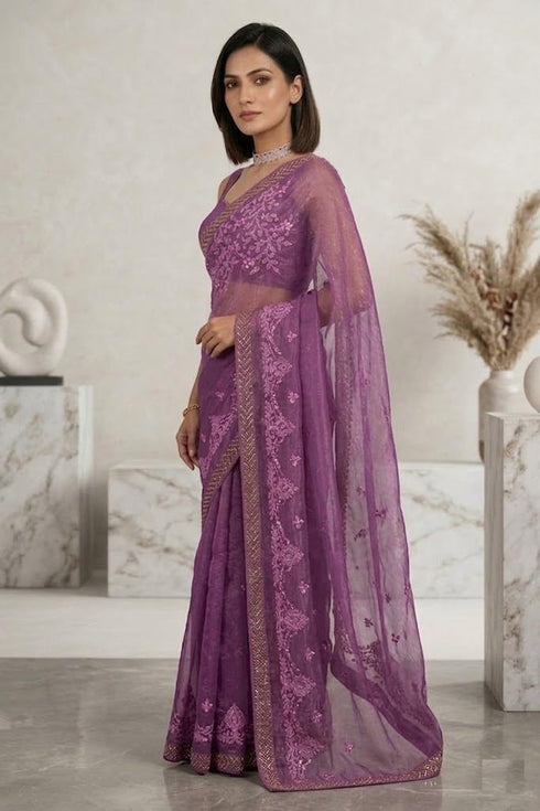 Vasthrlay Embroidered Swarovski Ethnic Wear