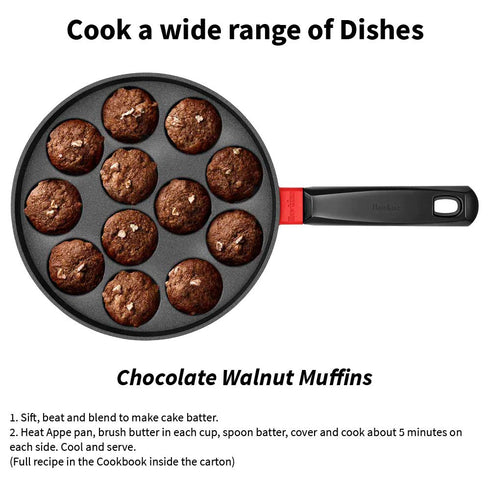 Hawkins Nonstick Appe Pan with Glass Lid| 12 Cups