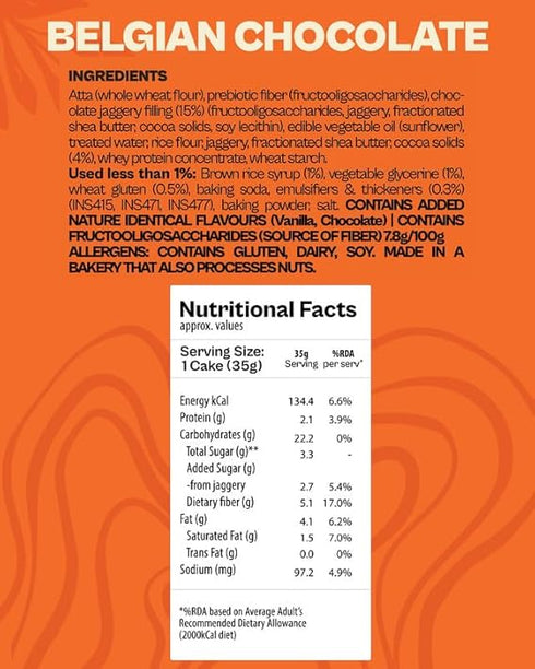 Wholy All in One Center Filled Eggless Cake 40g