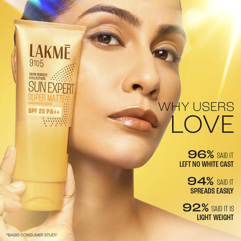 Lakme Sun Expert SPF 25 PA++ Super Matte Lotion Sunscreen
