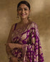 Vasthrlay Magenta Kanjivaram Saree