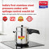 Prestige 3 Litre Stainless Steel Deluxe Alpha Svachh Outer Lid Pressure Cooker