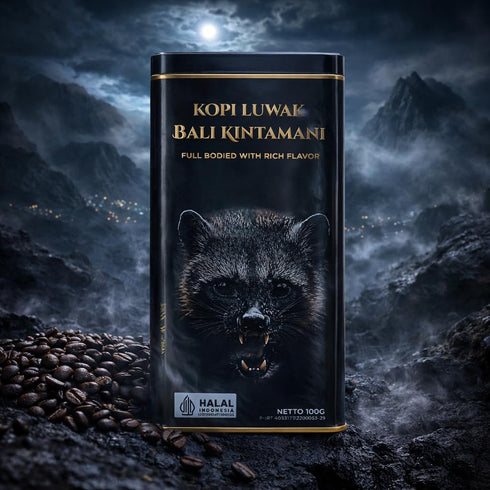 Worcas Kopi Luwak Bali Kintamani Indonesian Coffee 100g