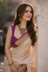 Vasthrlay Traditional Jacquard Unstitched Attached