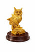 Parvatveda Owl Showpiece Statue with Books & Feather | Owl Figurine for Home Decor