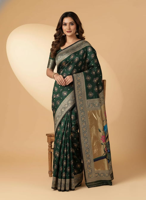 Vasthrlay Banarasi Kanjivaram Az Ys Og Yukti Yellow Ethnic Wear