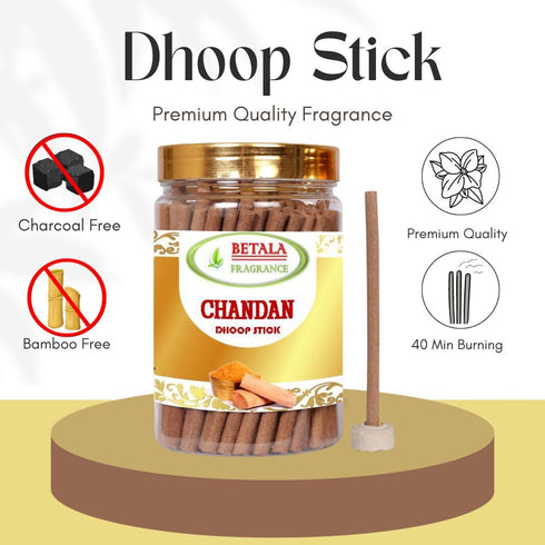 Betala Fragrance Chandan (Sandalwood) Flavour Dhoop Sticks