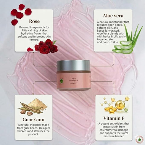 Anahata Aloe Vera Gel infused with Rose