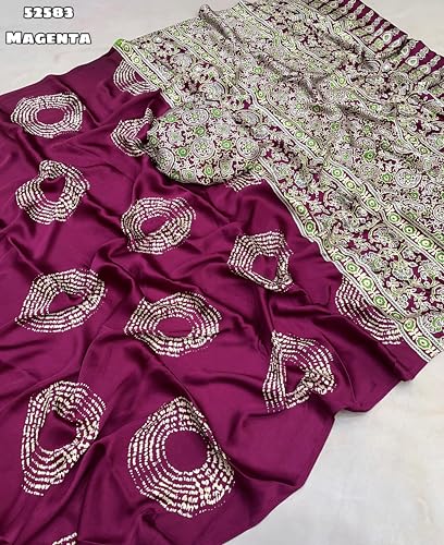 Vasthrlay Printed Ajrakh Floral