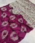 Vasthrlay Printed Ajrakh Floral
