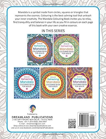 Refreshing Mandala - Colouring Book
