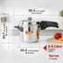 Prestige 3 Litre Stainless Steel Deluxe Alpha Svachh Outer Lid Pressure Cooker
