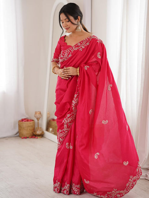 Vasthrlay Embroidery Unstitched Designer Vh Ethnic Wear