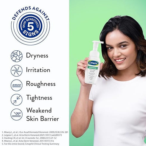 Cetaphil Soothing Foam Face Wash 200ml