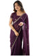 Vasthrlay Wine Georgette Saree