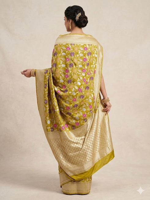 Vasthrlay Meenakari Banarasi Multicolour