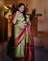 Vasthrlay Banarasi Unstitched Saree