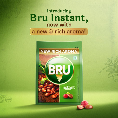 Bru Instant Coffee Robusta Arabica Blend 100g