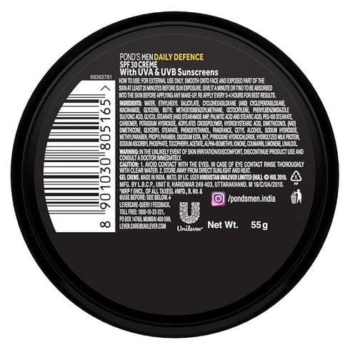 Ponds Men Daily Defence SPF 30 Face Creme