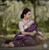 Vasthrlay Purple Kanjivaram Saree
