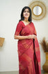 Vasthrlay Kanjivaram Unstitched Saree