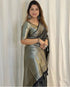 Vasthrlay Black Kanjivaram Saree