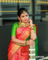 Vasthrlay Green Banarasi Saree
