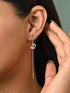 CLARA 925 Sterling Silver Sui Dhaga Threader Earrings Pear