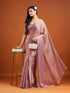 Vasthrlay Red Embroidery Unstitched Saree