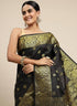 Vasthrlay Banarasi Unstitched Saree