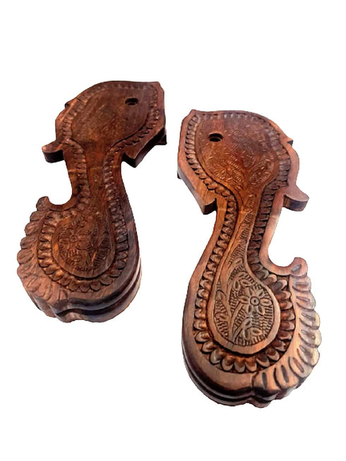 Numeroastro Beautifully Handcrafted & Designed Wooden Charan Paduka