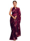 Vasthrlay Georgette Printed Dark Saree