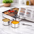 STEEPLE 9 In 1 Square Stainless Steel Spice Box
