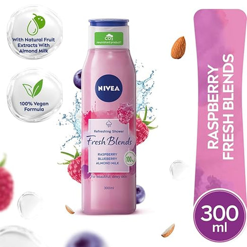 Nivea Fresh Blends Raspberry Body Wash