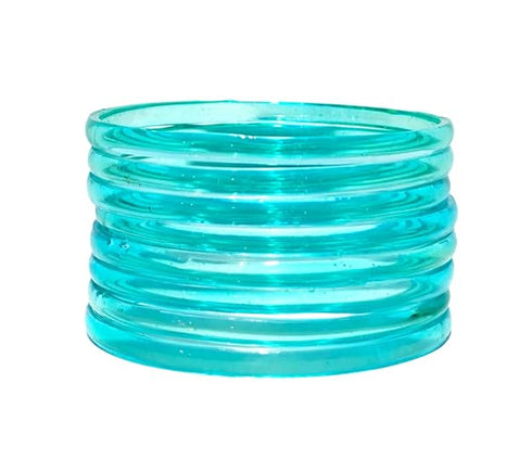 Colorful Jelly Bangles – Transparent Candy Color Set of 8 - 2.6