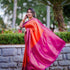 Vasthrlay Orange Kanjivaram Saree