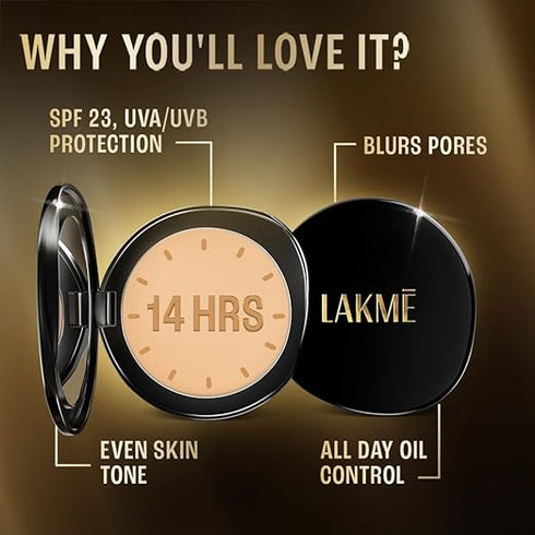 Lakme Perfect Radiance Skin Lightening Compact | Golden Medium