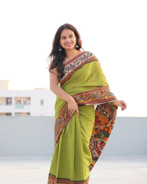 Vasthrlay Kalamkari Lightweight Festival Unstitched