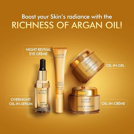 Lakme Absolute Argan Oil Radiance Oil|In Gel 50G