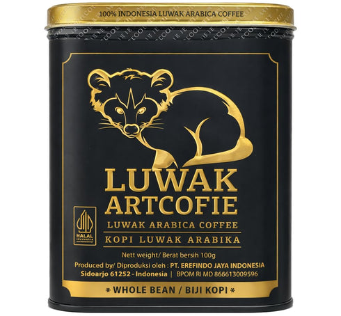 Luwak Artcofie Wild Kopi Arabica Coffee Beans 100g