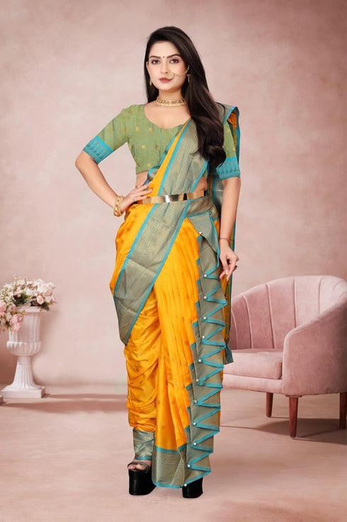 Vasthrlay Paithani Maharashtrian Beutiful Contrast